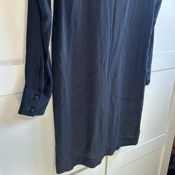 Madewell Heather long sleeve black button-front dress, NWT, size xxs - Picture 13 of 15